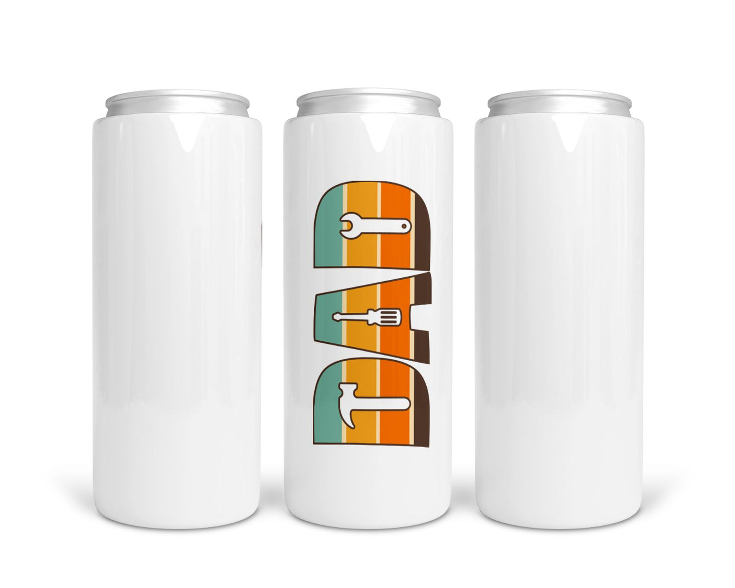 Father's Day Skinny Can Stainless Steel Koozie or XL Ceramic Mug