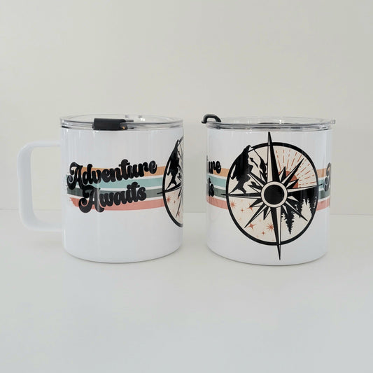 Adventure Awaits Stainless Steel 17oz Coffee Mug