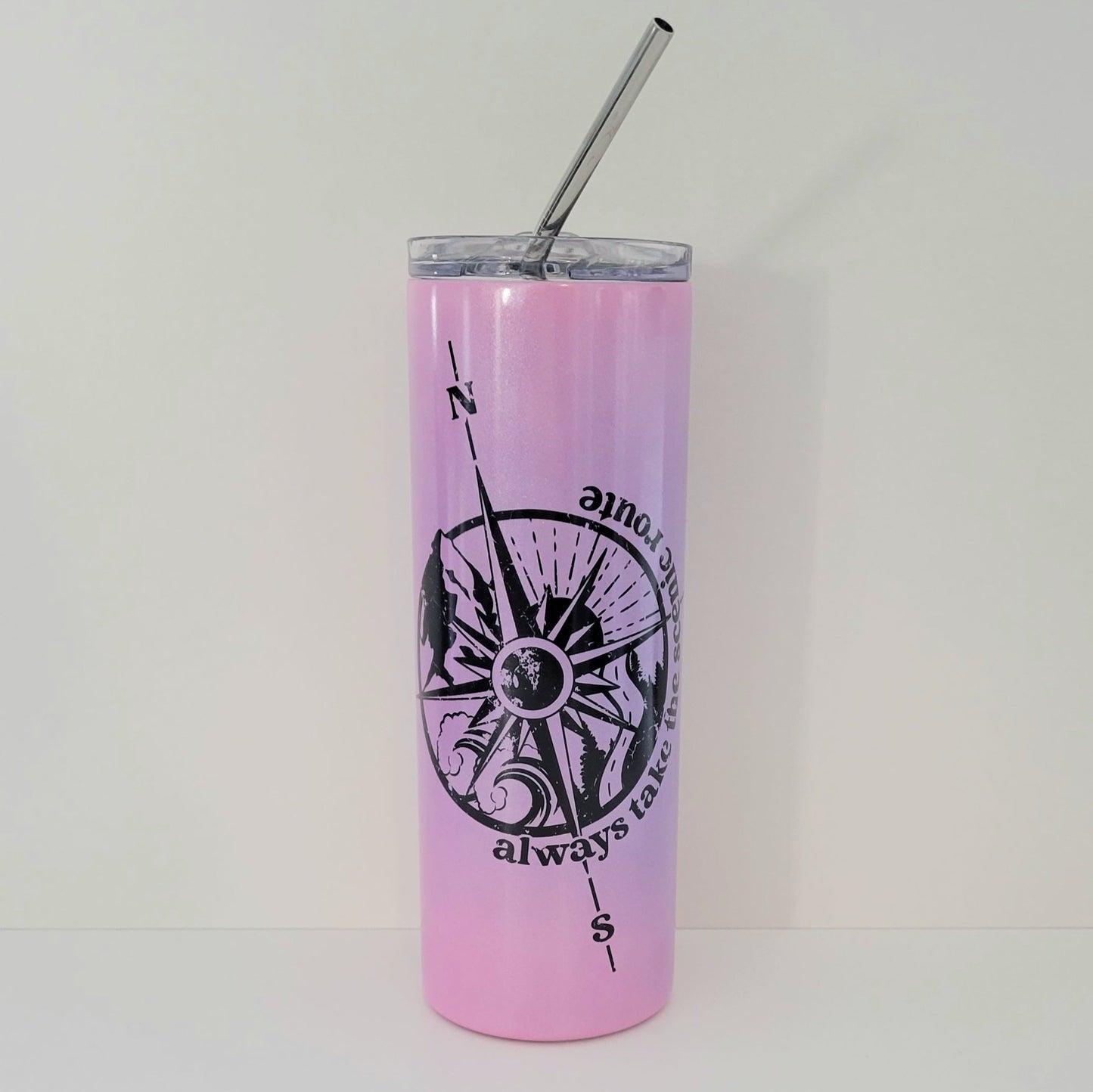 Take The Scenic Route Colour Change Tumbler