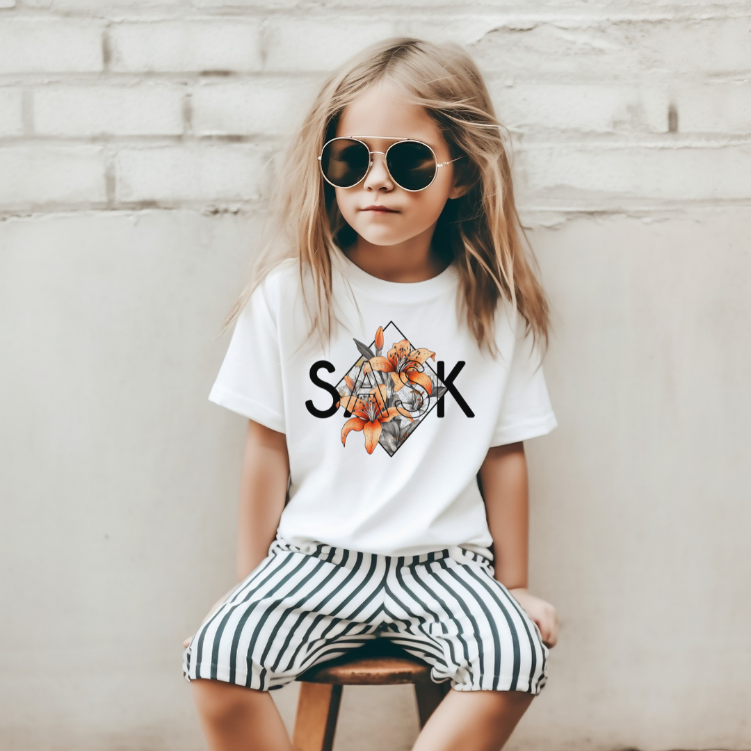 SASK Diamond Youth & Toddler T-shirt | Saskatchewan Apparel