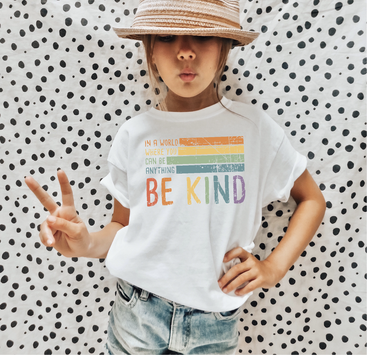 Be Kind Rainbow Youth T-shirt