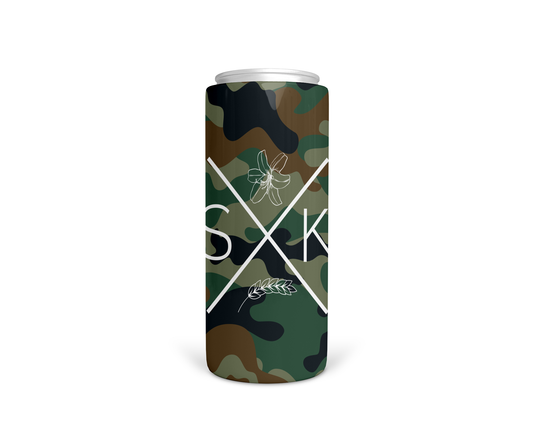 Sask Camo Tall Boy Koozie