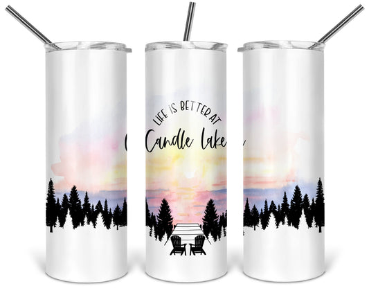 Personalized Life is Better at the Lake Tumbler