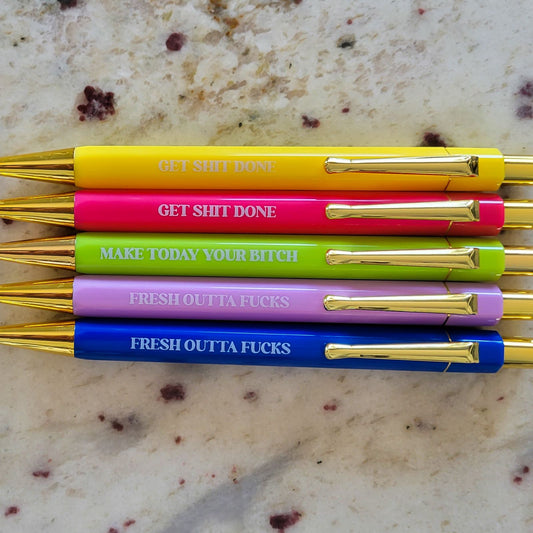 Sweary Pen Set